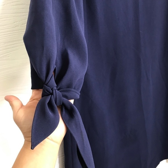 Lafayette 148 New York Womens Kenna Dress 3/4 Sleeves Knee-Length Medium D - Picture 4 of 9